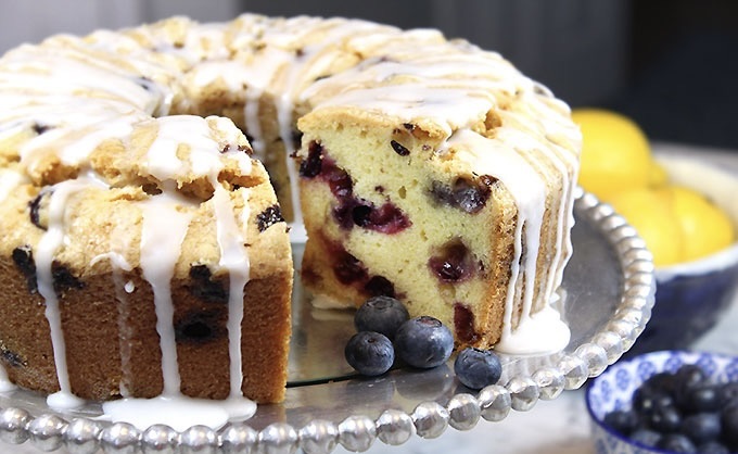 Quick & Tasty Lemon Blueberry Pound Cake Recipe